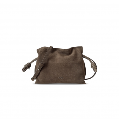 LOEWE MINI FLAMENCO CLUTCH IN GRAINED NUBUCK (23*18*9cm) LOEWE MINI FLAMENCO CLUTCH IN GRAINED NUBUCK (23*18*9cm)